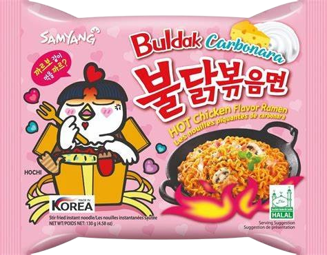 Buldak Carbonara Nudeln